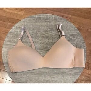 Bra Warners T-Shirt Wireless 36B Beige